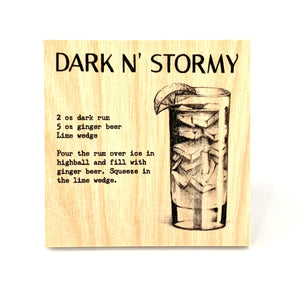 Coaster - Cocktail - Dark N' Stormy