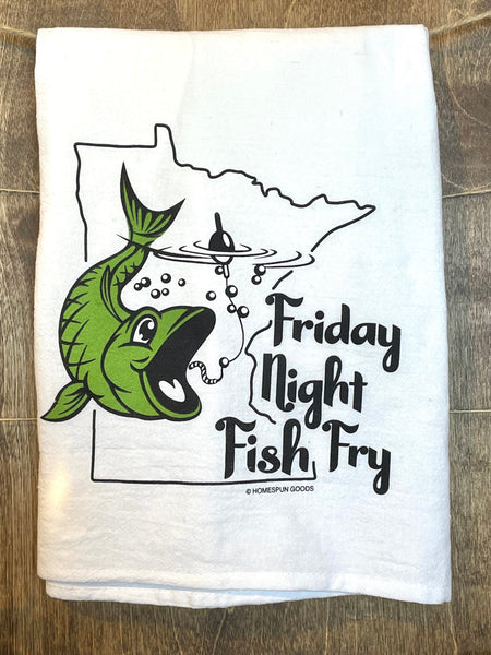 Flour Sack Towel - Fish Fry