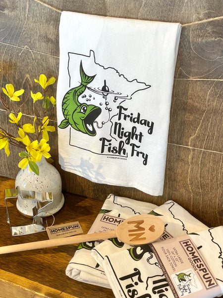 Flour Sack Towel - Fish Fry