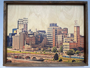 Mill City Ruins 18x24 Wall Art