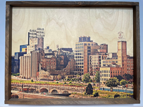 Mill City Ruins 18x24 Wall Art