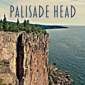 Minnesota Palisade Head (Lake Superior North Shore). 3"x3" mylar laminated refrigerator magnet.