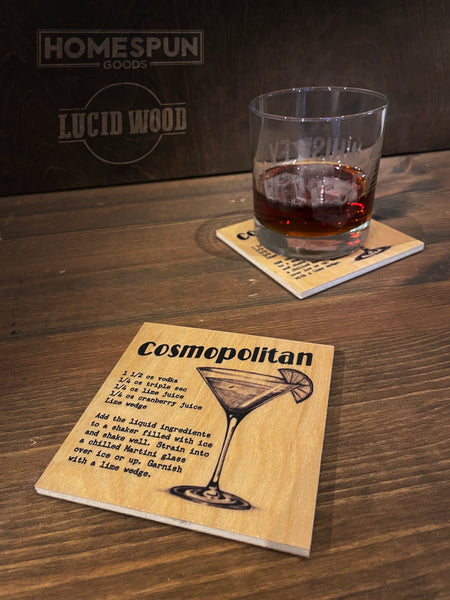 Coaster - Cocktail - Cosmopolitan