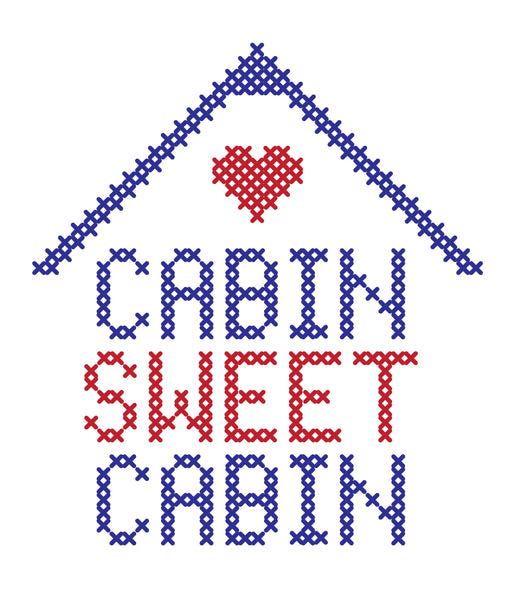 Flour Sack Towel - Cabin Sweet Cabin