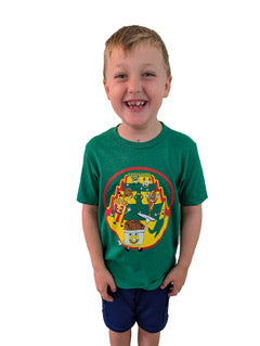 Kid's T-Shirt - State Fair Food/Giant Slide