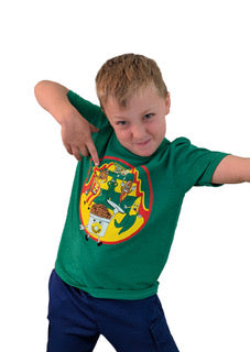 Kid's T-Shirt - State Fair Food/Giant Slide