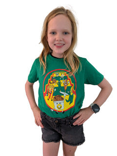 Kid's T-Shirt - State Fair Food/Giant Slide