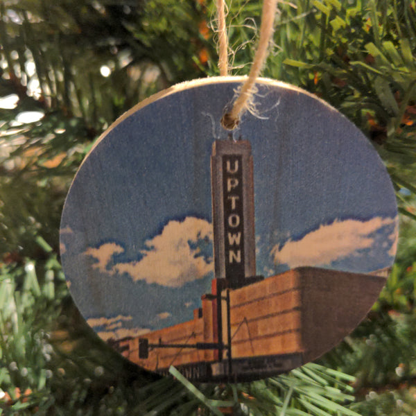 Wood Slice Ornament (24 different MN images)