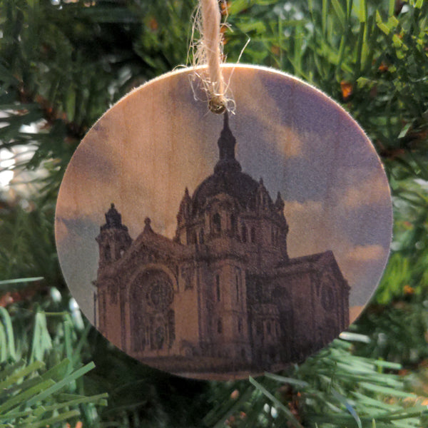 Wood Slice Ornament (24 different MN images)