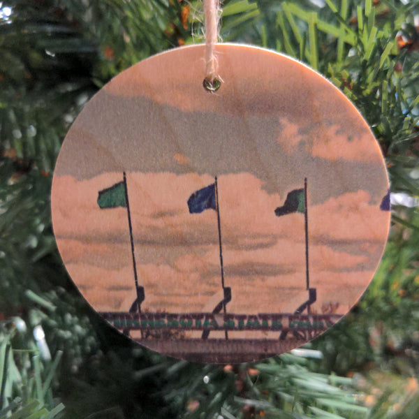 Wood Slice Ornament (24 different MN images)