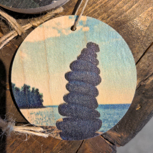 Wood Slice Ornament (24 different MN images)