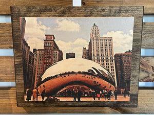 8x10 Double Mount Wall Art - Chicago Bean
