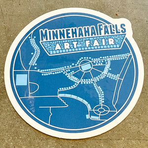 Sticker - Minnehaha Falls Art Fair Map