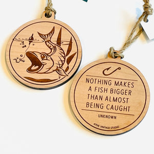 Ornament - Fishing Medallion