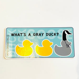 Decal - Gray Duck?