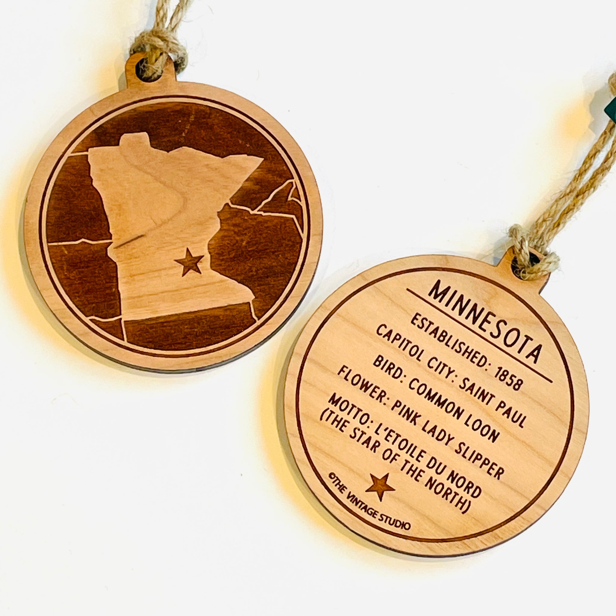 Ornament- MN State Medallion