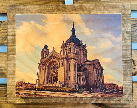 8x10 Double Mount Wall Art - Cathedral