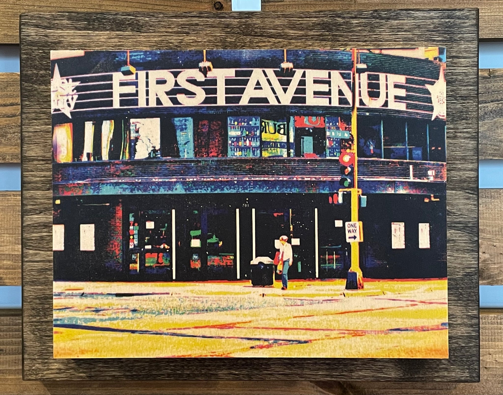 8x10 Double Mount Wall Art - First Ave.