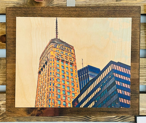 8x10 Double Mount Wall Art - Foshay Tower