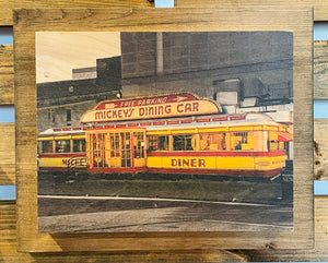 8x10 Double Mount Wall Art - Mickey's Diner