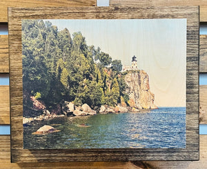 8x10 Double Mount Wall Art - Split Rock