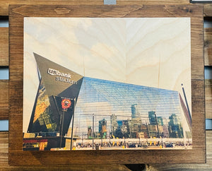 8x10 Double Mount Wall Art - US Bank Stadium