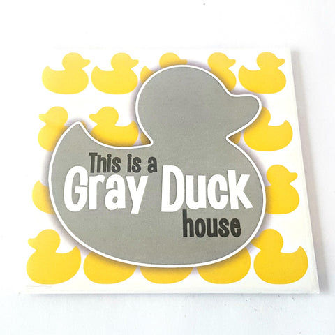 Magnet - Gray Duck House