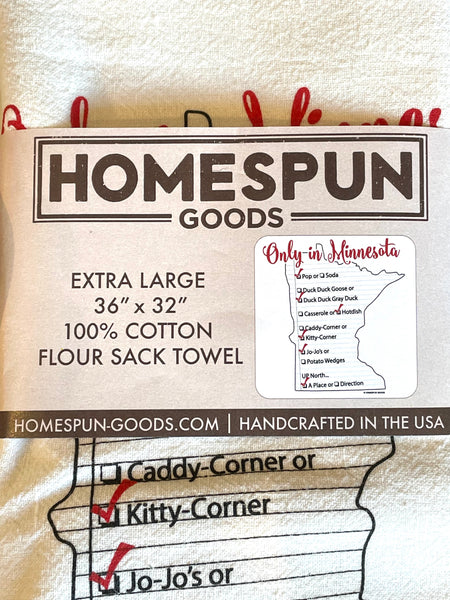 Flour Sack Towel - Only in MN